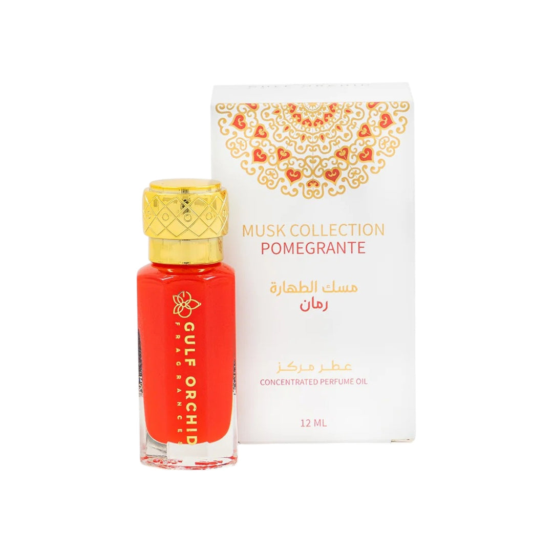 Musk Tahara Pomegranate Perfume Oil 12ml by Gulf Orchid – Luxurious Fragrance Oil
