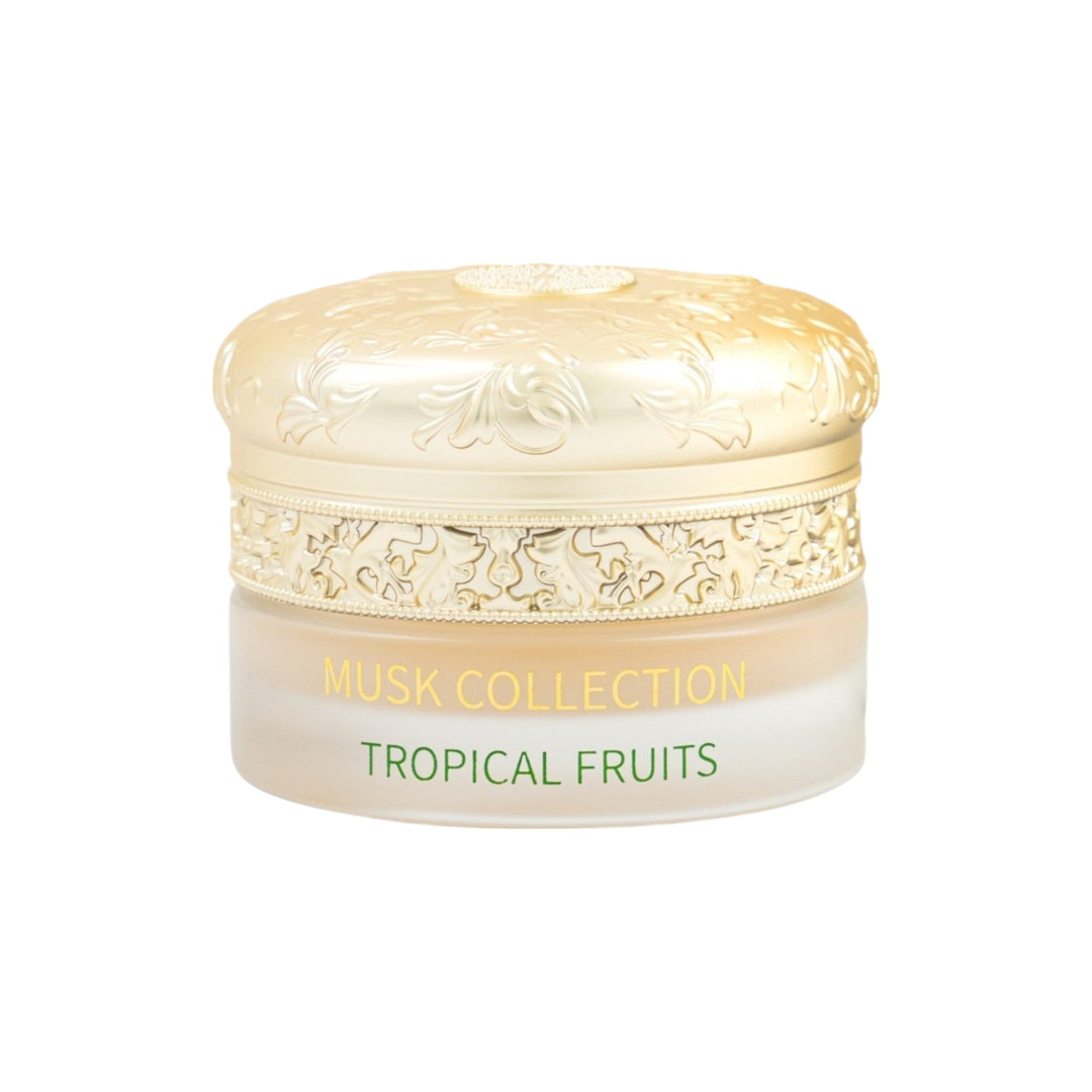 Musk Tahara Tropical Fruits Mukhammaria 25g by Gulf Orchid – Floral Musky Hair and Body Balm