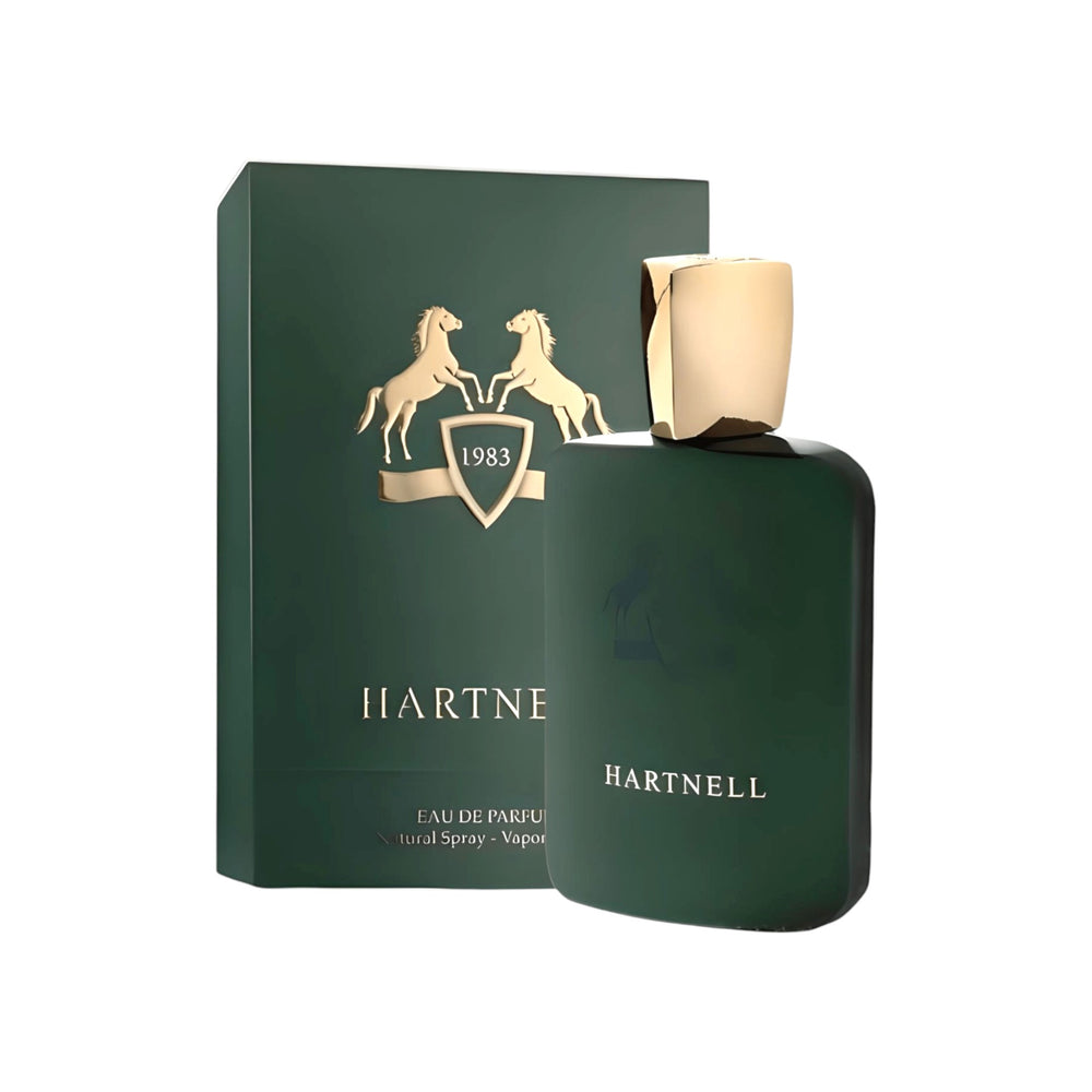 Hartnell 100ml EDP By Fragrance World – Elegant Perfume Bottle Design