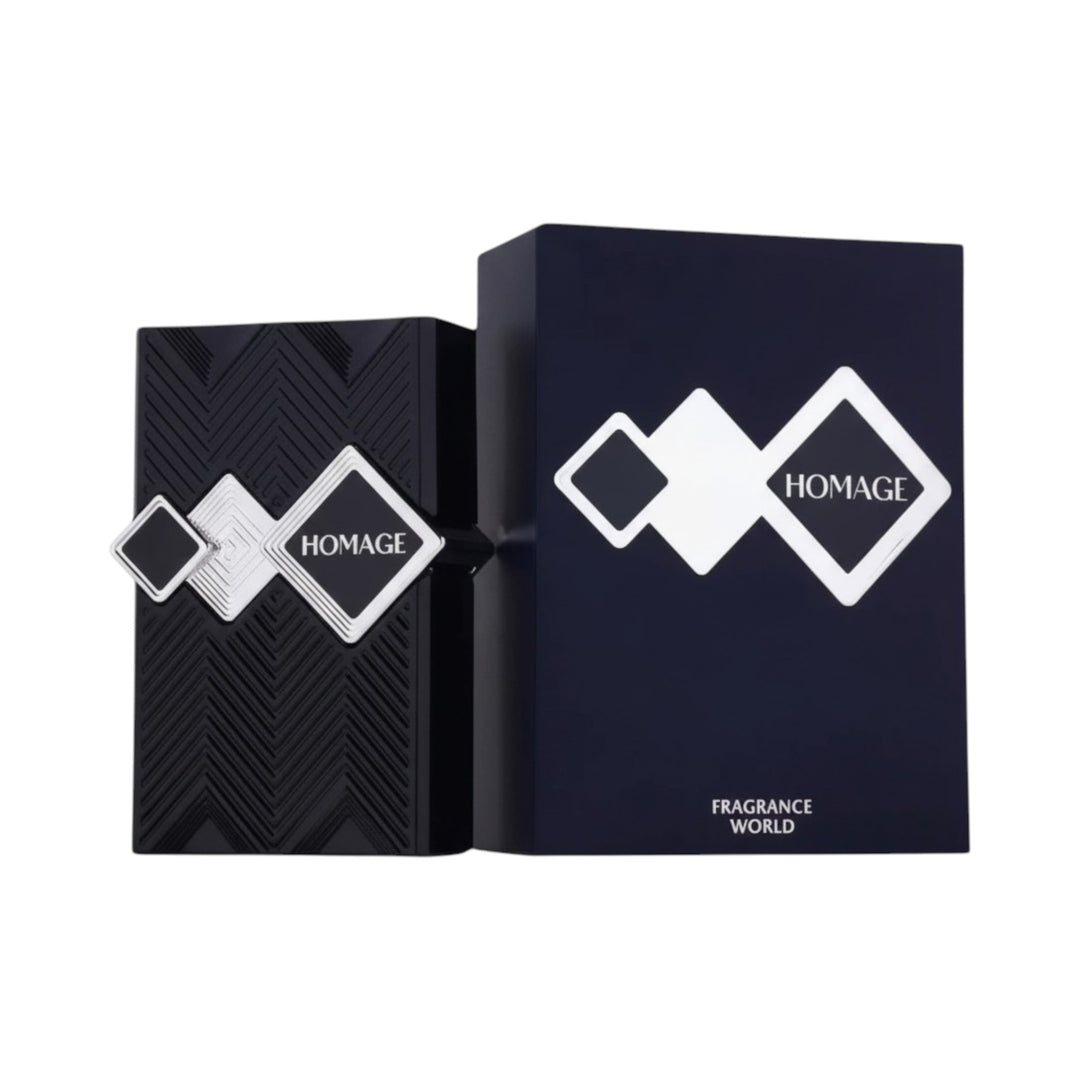 Homage 100ml EDP by Fragrance World – Woody Floral Perfume