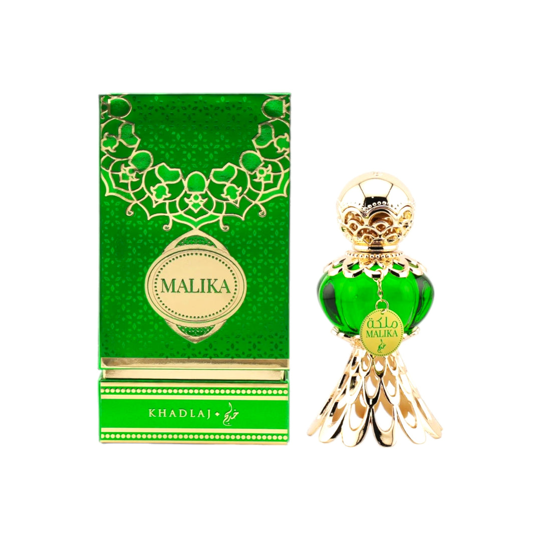 Malika Green 20ml Perfume Oil by Khadlaj - Fresh and Elegant