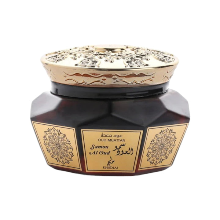 Oud Muattar Samou Al Oud 40gm Bakhoor by Khadlaj – Luxurious and Captivating Fragrance