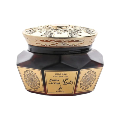 Oud Muattar Samou Al Oud 40gm Bakhoor by Khadlaj – Luxurious and Captivating Fragrance