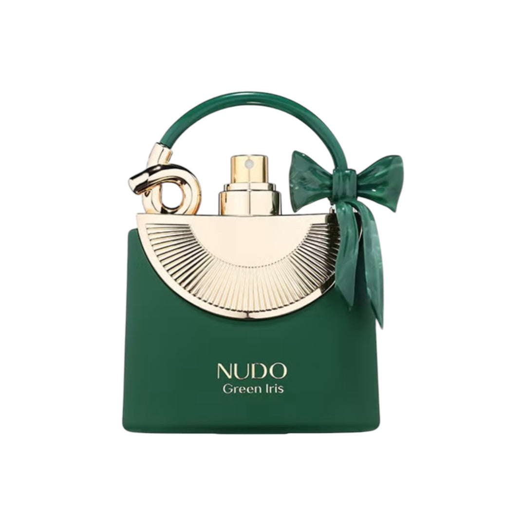 Nudo Green Iris Perfume by Fragrance World – Elegant Floral & Woody Scent