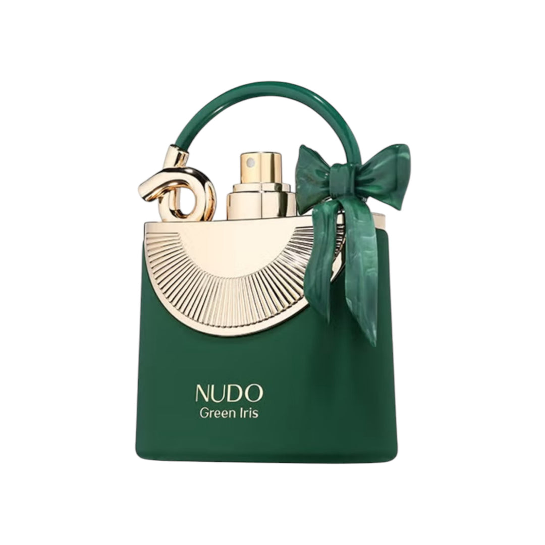 Nudo Green Iris Perfume by Fragrance World – Elegant Floral & Woody Scent