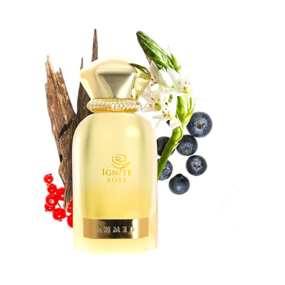 Ignite Rose 60ml EDP by Ahmed Al Maghribi – Bold Woody Leather Perfume