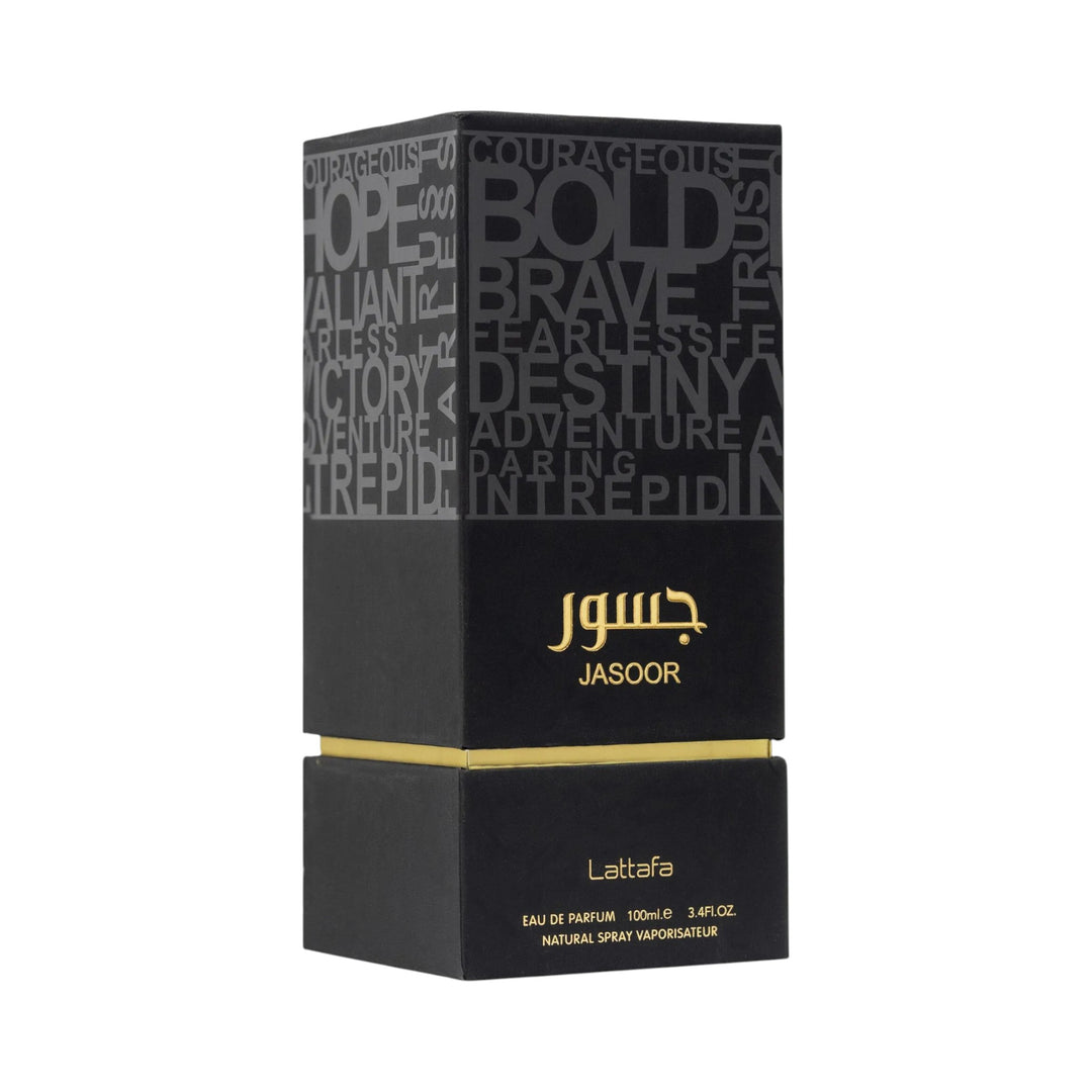 Jasoor 100ml Eau de Parfum by Lattafa – Spicy Leather Perfume