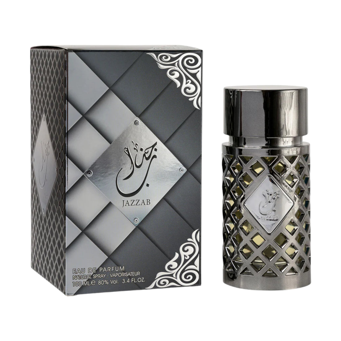 Jazzab Silver Eau De Parfum 100ml Bottle by Ard Al Zaafaran