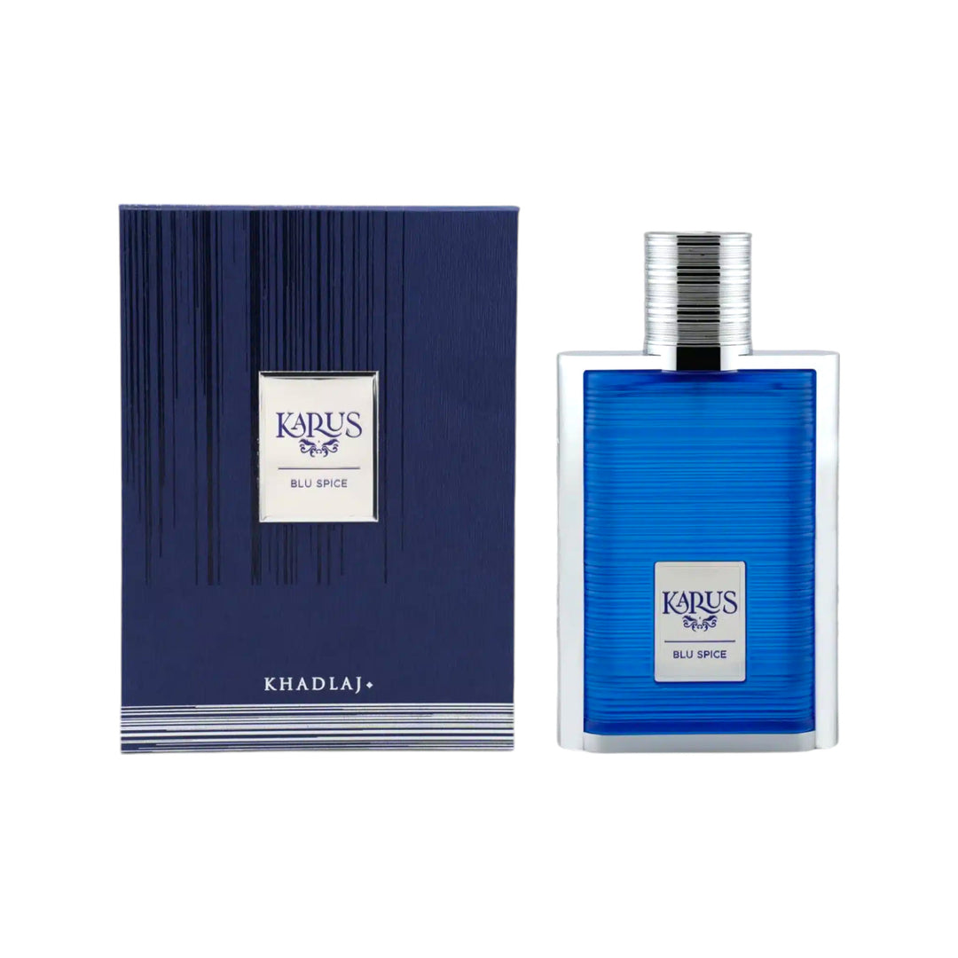 Karus Blu Spice 100ml EDP by Khadlaj – Sophisticated Fragrance Bottle