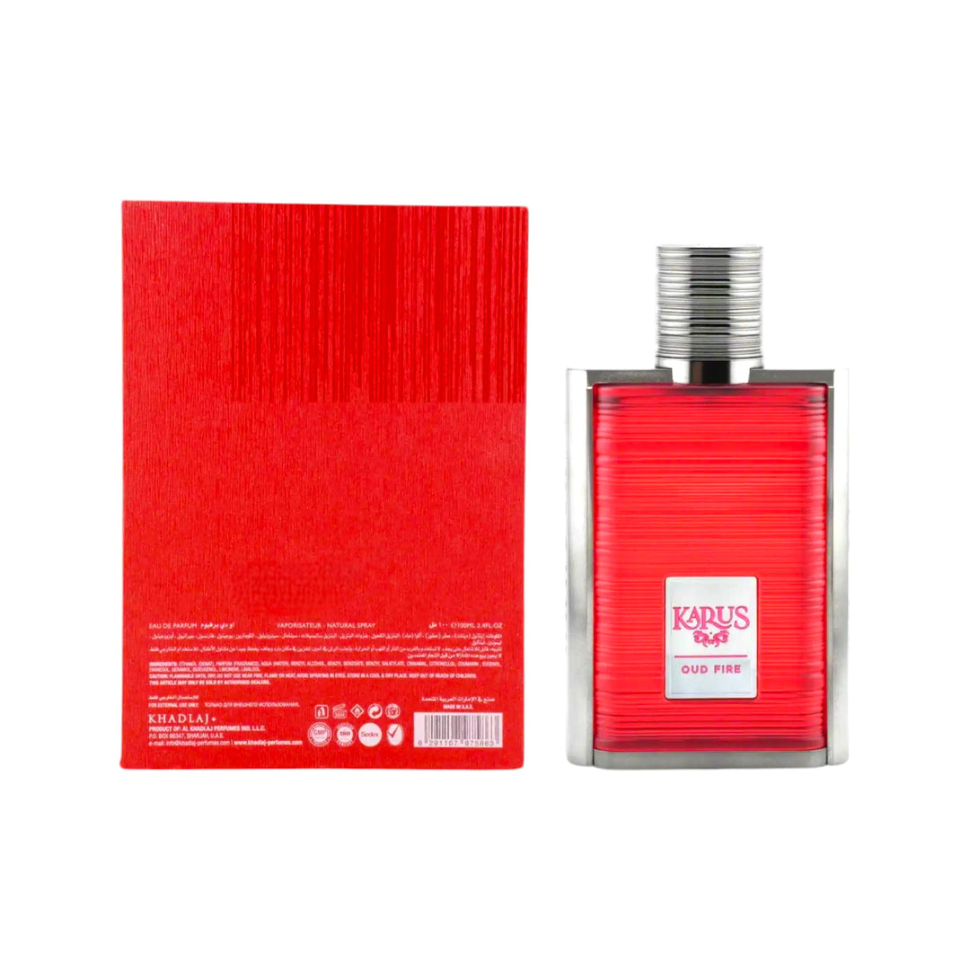 Karus Oud Fire 100ml EDP by Khadlaj – Fiery Oud Perfume