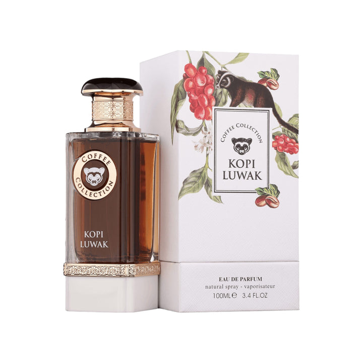 Kopi Luwak Perfume Box and Bottle - Coffee Collection