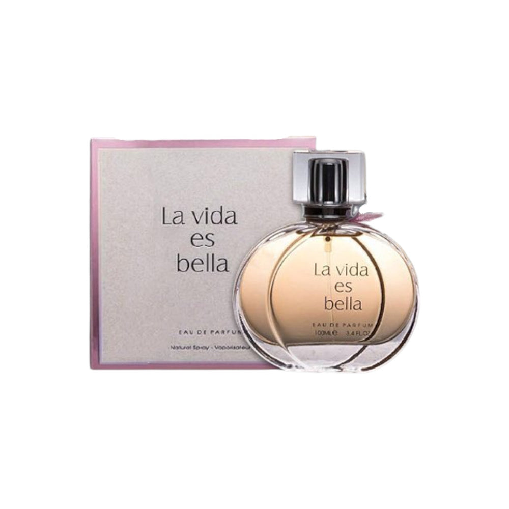 La Vida Es Bella Perfume 100ml by Fragrance World - Vibrant Fruity Floral Scent