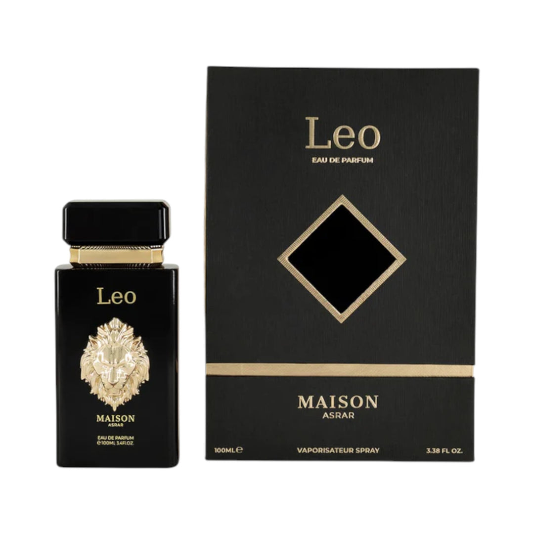 Leo 100ml EDP by Maison Asrar – Leather Amber Perfume for Men