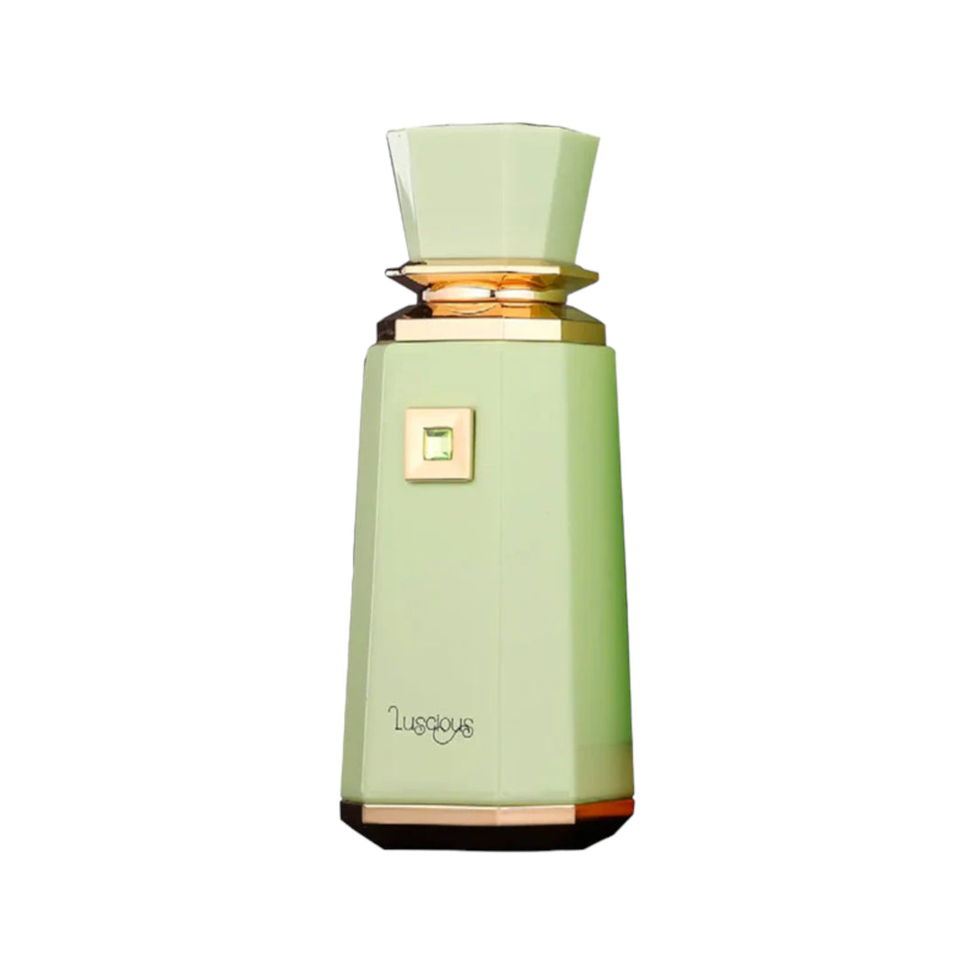 Luscious Perfume 100ml EDP by French Avenue bottle with a blend of pistachio, vanilla, and musk notes.