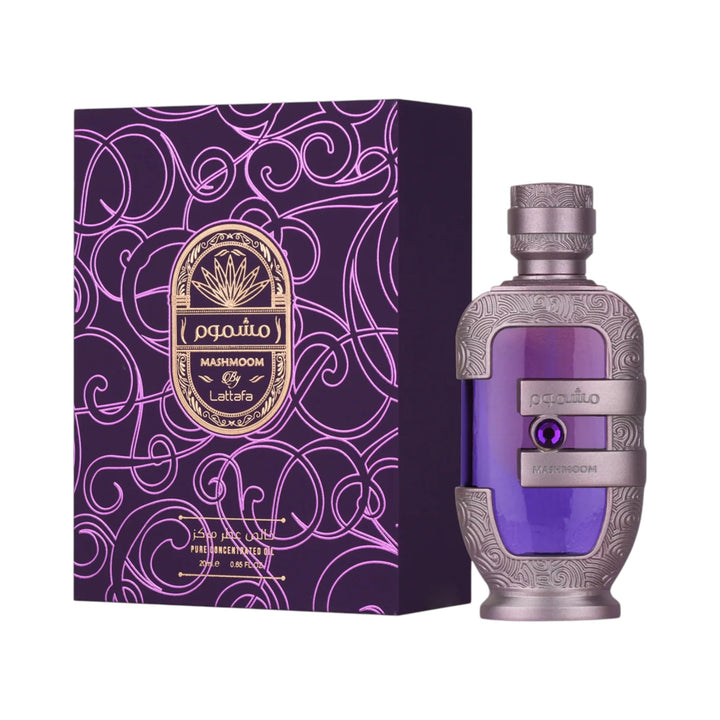 Mashmoom Pure 20ml Concentrated Oil by Lattafa – Rose Caramel Perfume