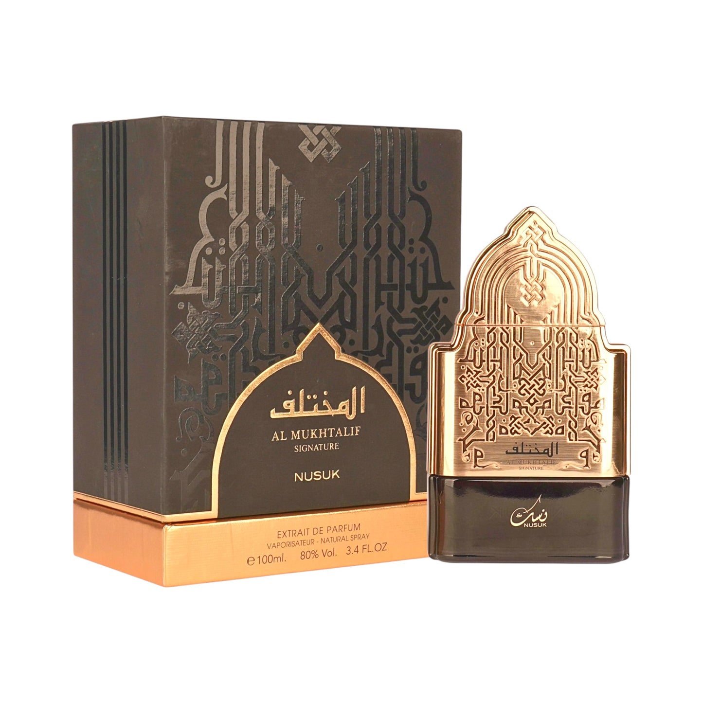 Al Mukhtalif Signature 100ml Extrait De Parfum by Nusuk – Oud and Rose Perfume