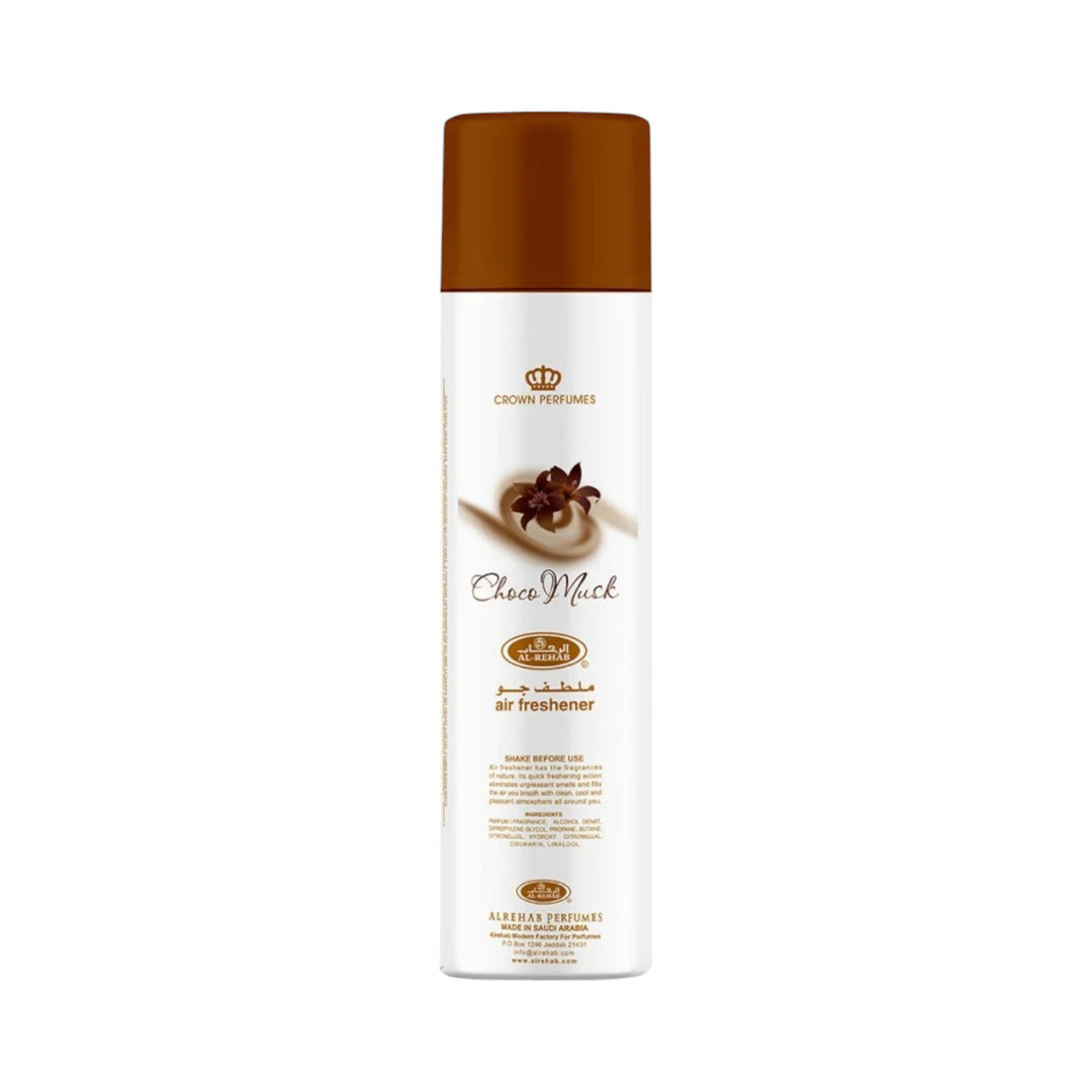 Choco Musk Air Freshener 300ml by Al Rehab – Refreshing Chocolate and Musk Scent