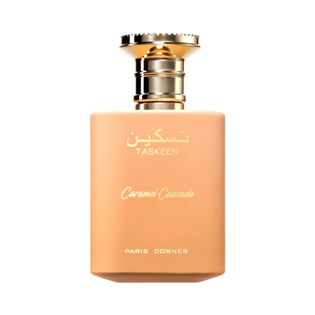 Taskeen Caramel Cascade 100ml EDP by Paris Corner – Sweet and Oriental Perfume