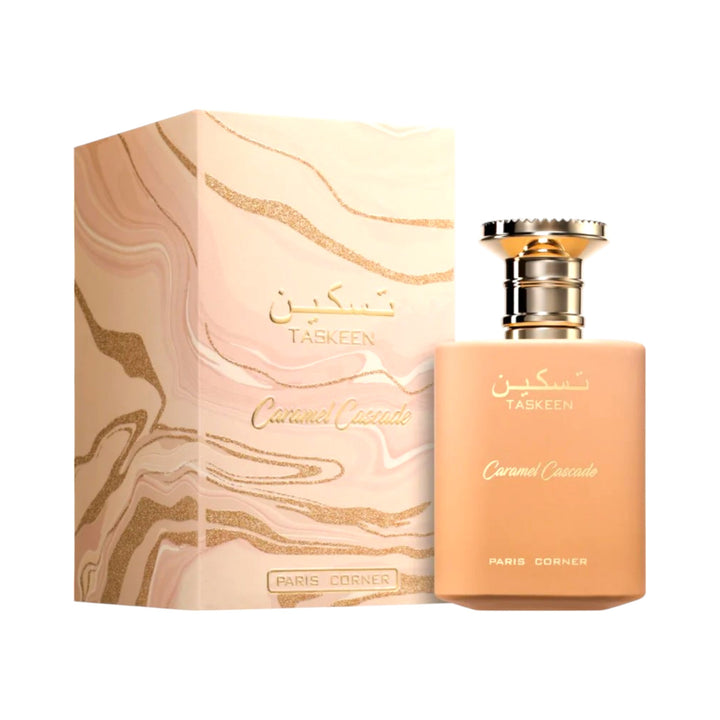 Taskeen Caramel Cascade 100ml EDP by Paris Corner – Sweet and Oriental Perfume