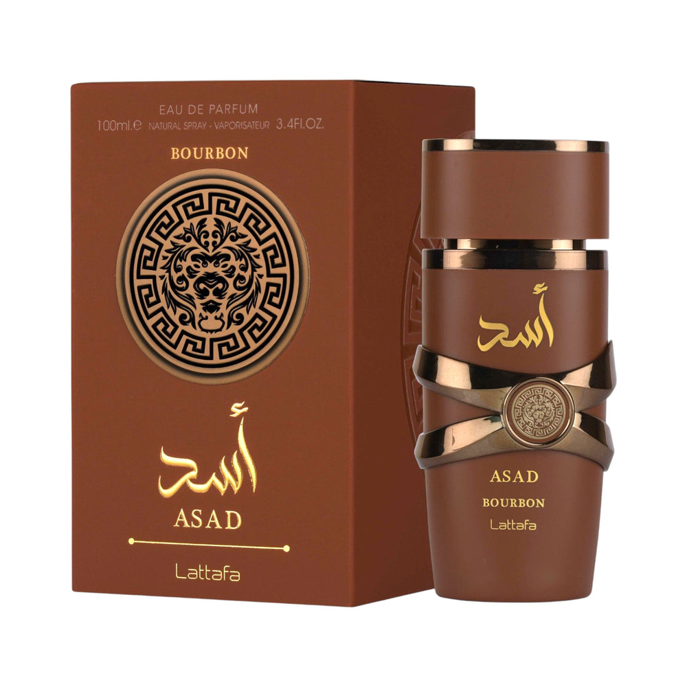 Asad Bourbon 100ml EDP by Lattafa – Elegant Perfume Bottle with Captivating Fragrance