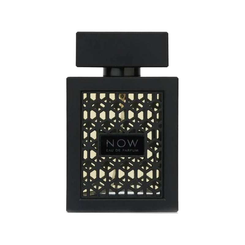 Lattafa Now Rave 100ml EDP bottle design