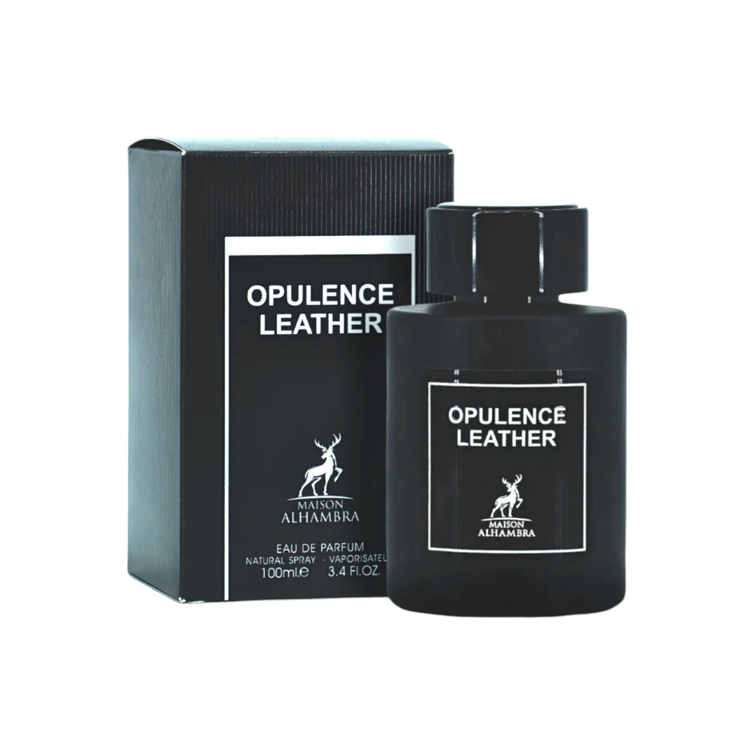 Opulence Leather Perfume by Maison Alhambra - Luxurious Amber & Leather Scent