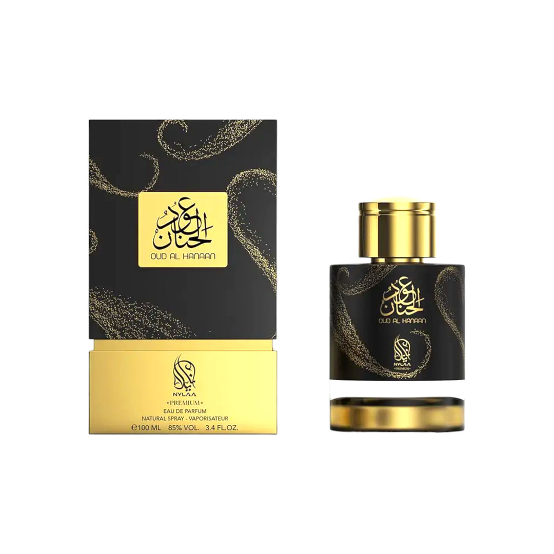 Oud Al Hanan 100ml Eau de Parfum by Nylaa - Bold Fragrance Bottle