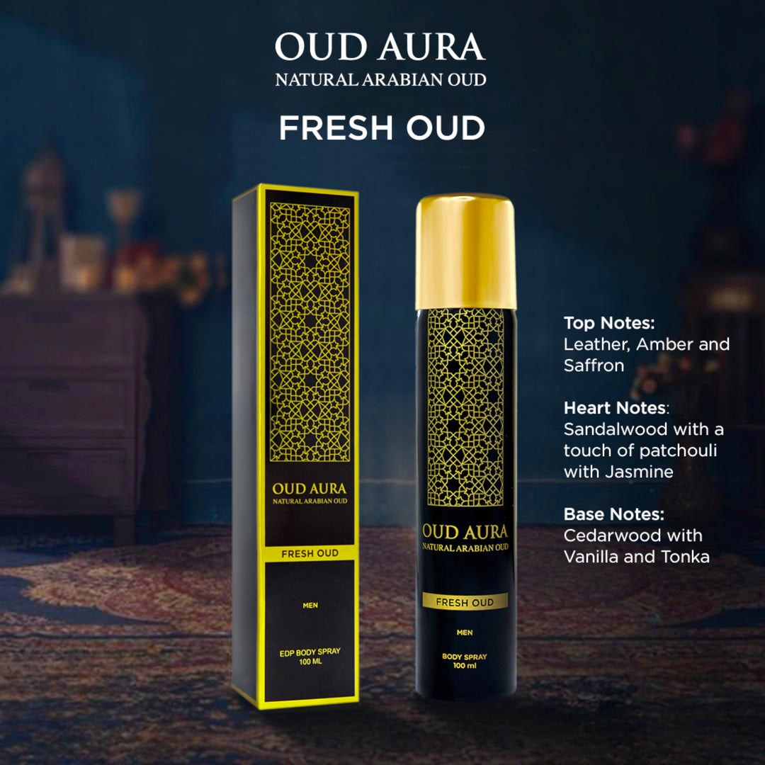 Fresh Oud Body Spray 100ml EDP by Oud Aura