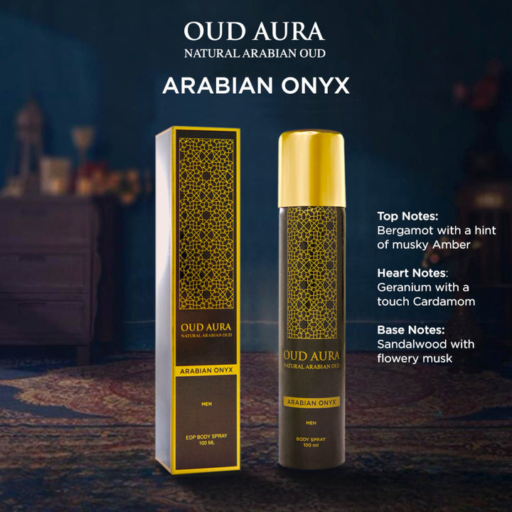 Arabian Onyx Body Spray 100ml EDP By Oud Aura