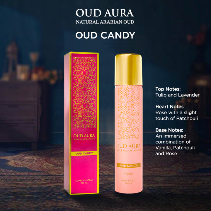 Oud Candy Body Spray 100ml By Oud Aura