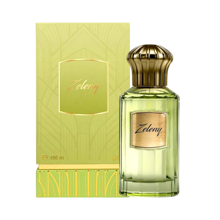 Zeleny EDP 100ml By Ahmed Al Maghribi – Elegant Perfume Bottle