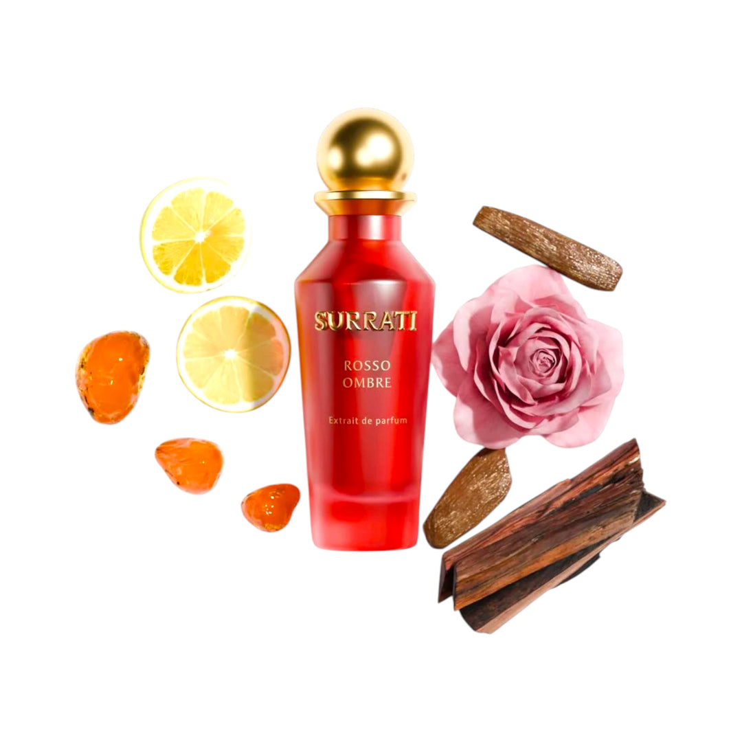 Rosso Ombre 150ml Extrait De Parfum by Surrati – Oud Amber Musk Perfume