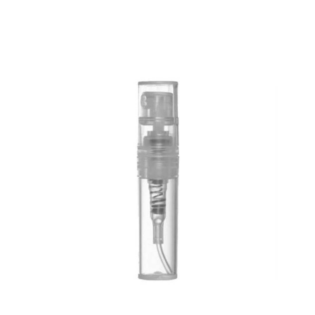 a glass tube with a white plastic cap