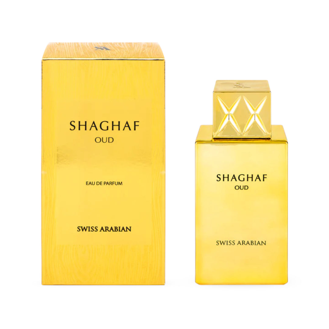 Shaghaf Oud Perfume 75ml by Swiss Arabian – Luxurious Oud and Vanilla Scent