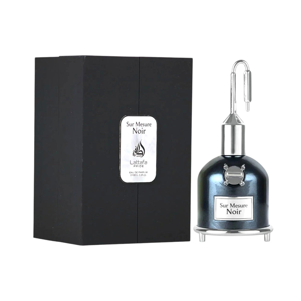 Sur Mesure Noir 100ml EDP by Lattafa Pride – Bergamot Cinnamon Amber Perfume