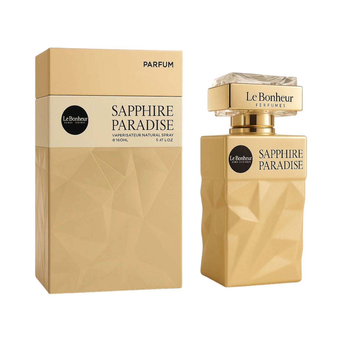 Sapphire Paradise 100ml EDP by Le Bonheur – Creamy Floral Perfume