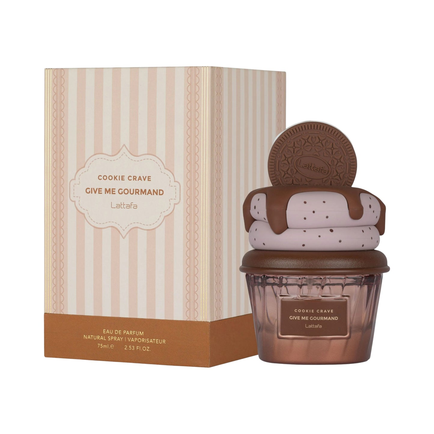 Cookie Crave 75ml EDP by Lattafa – Sweet Vanilla Cookie Perfume
