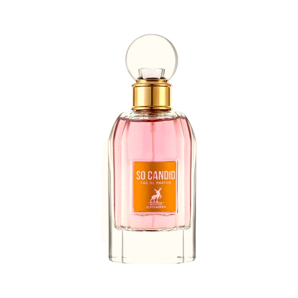 So Candid Perfume 100ml By Maison Alhambra bottle design