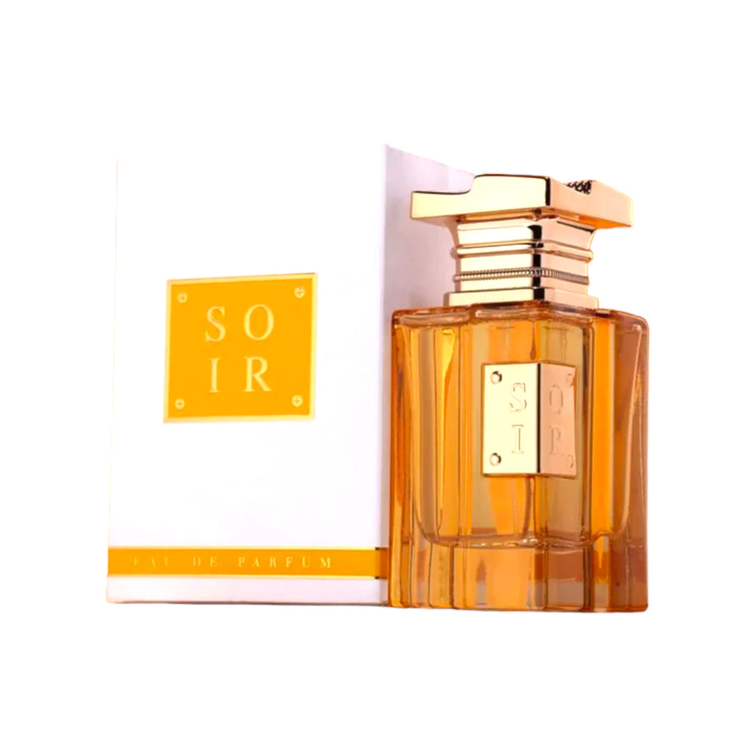 Soir Perfume 100ml EDP by Fragrance World – luxurious fragrance bottle.