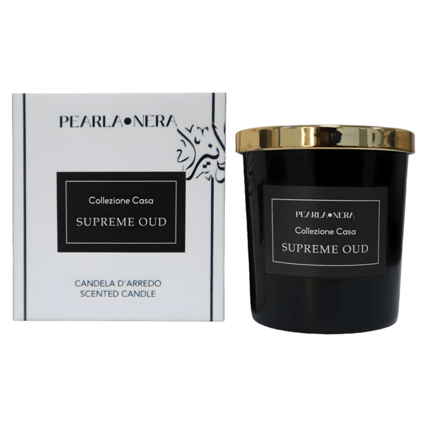 Supreme Oud Scented Soy Candle by Pearla Nera - Freshitystore