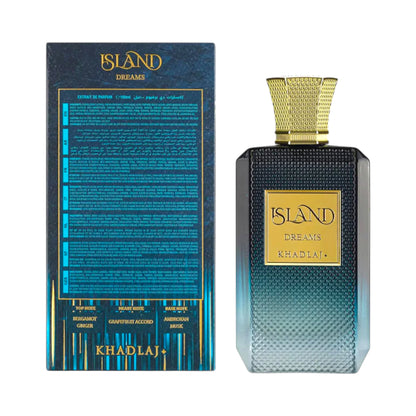 Island Dreams 100ml Extrait de Parfum by Khadlaj – Citrus Musk Perfume