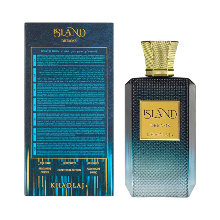 Island Dreams 100ml Extrait de Parfum by Khadlaj – Citrus Musk Perfume