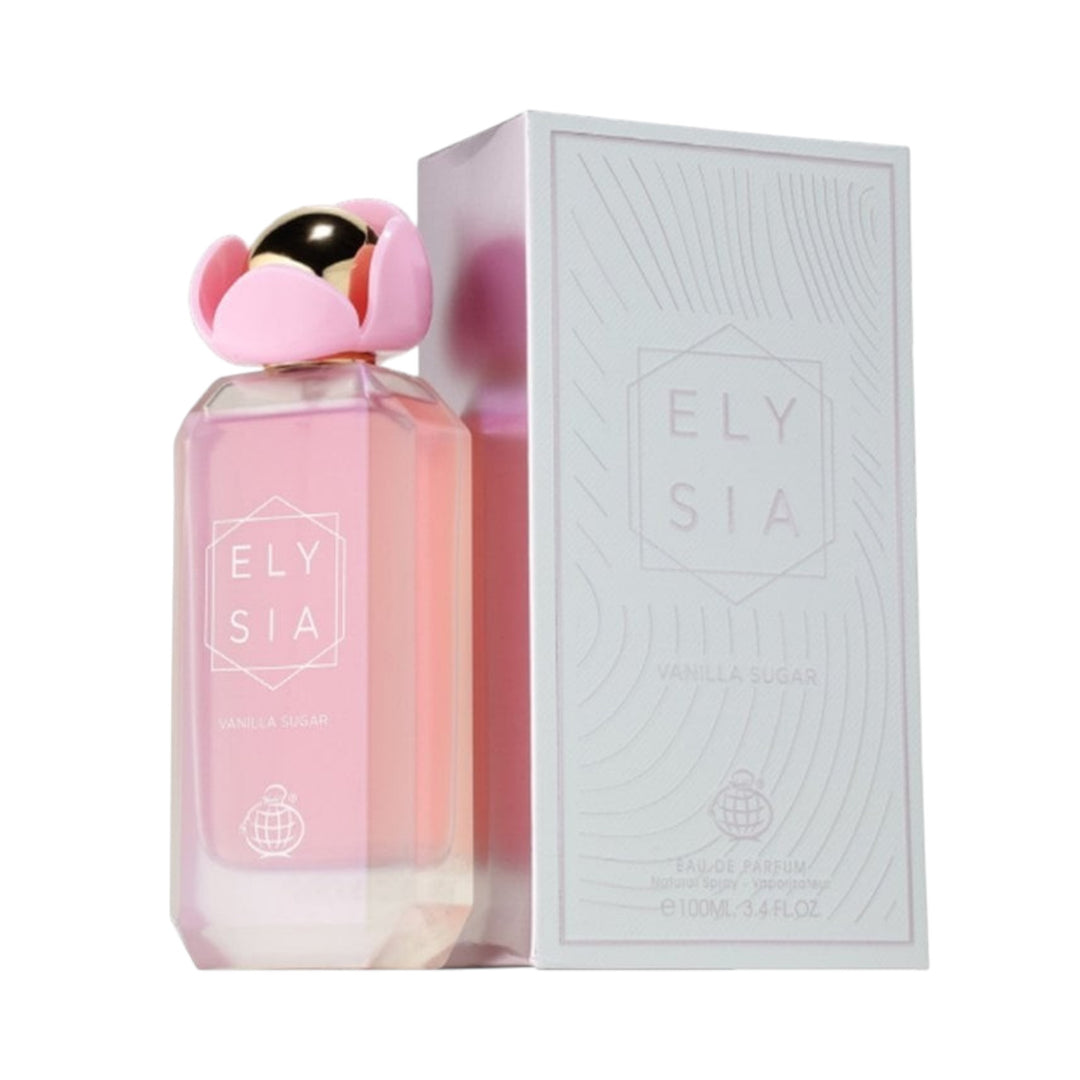 Elysia Vanilla Sugar 100ml EDP by Fragrance World – Vanilla Caramel Marshmallow Perfume