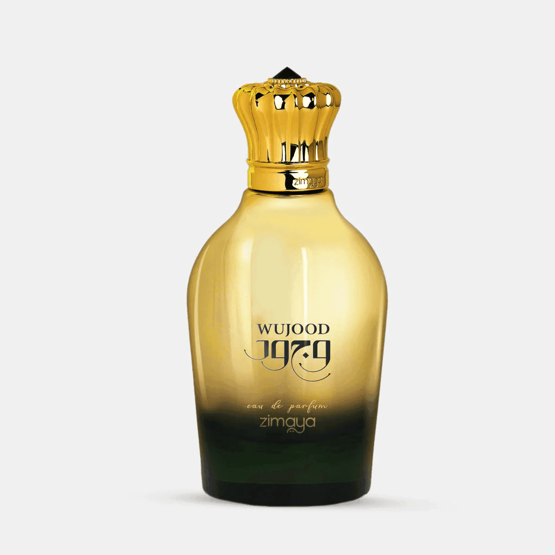 Elegant 100ml bottle of Zimaya Wujood Eau De Parfum, featuring an intoxicating mix of exotic aromas.