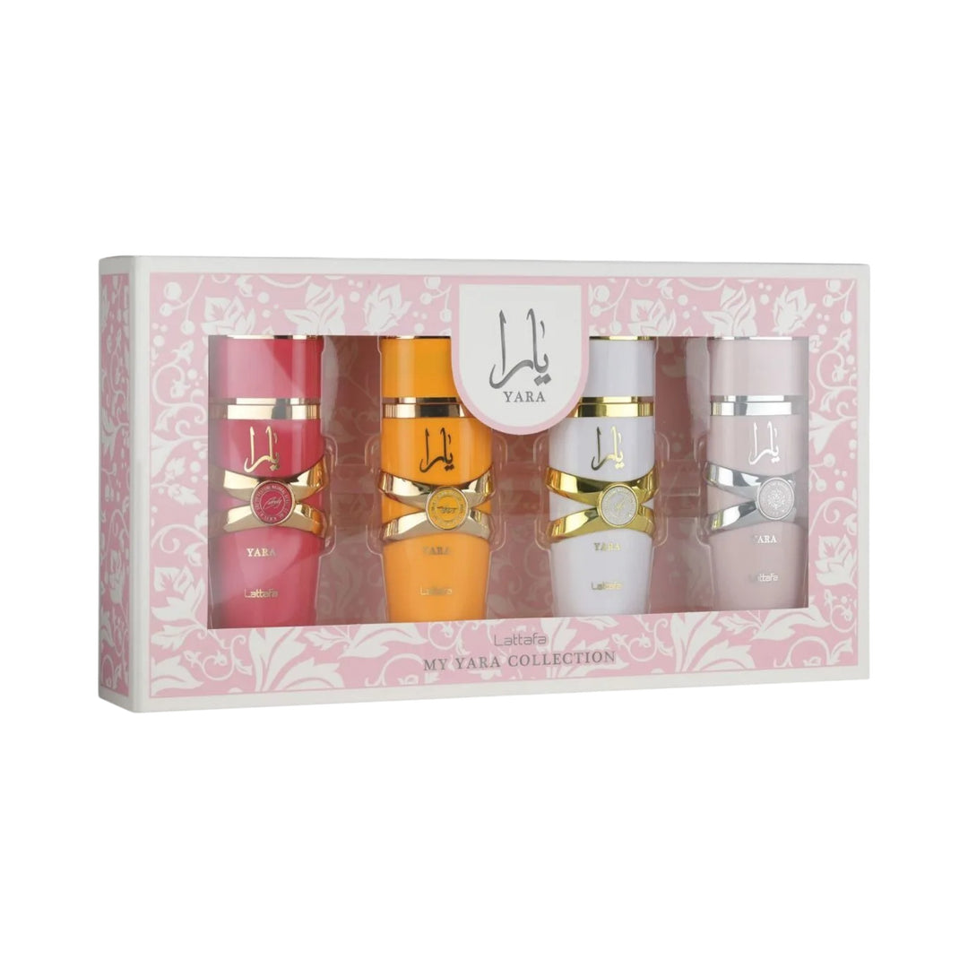 My Yara Collection 25ml 4pcs Gift Set by Lattafa – Perfume Box