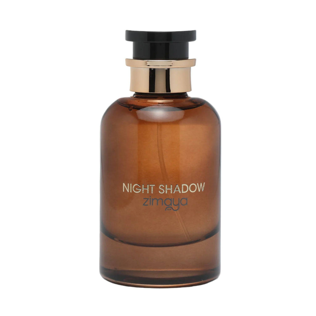 Mysterious 100ml bottle of Zimaya Night Shadow Eau De Parfum, representing its seductive and enigmatic scent profile.