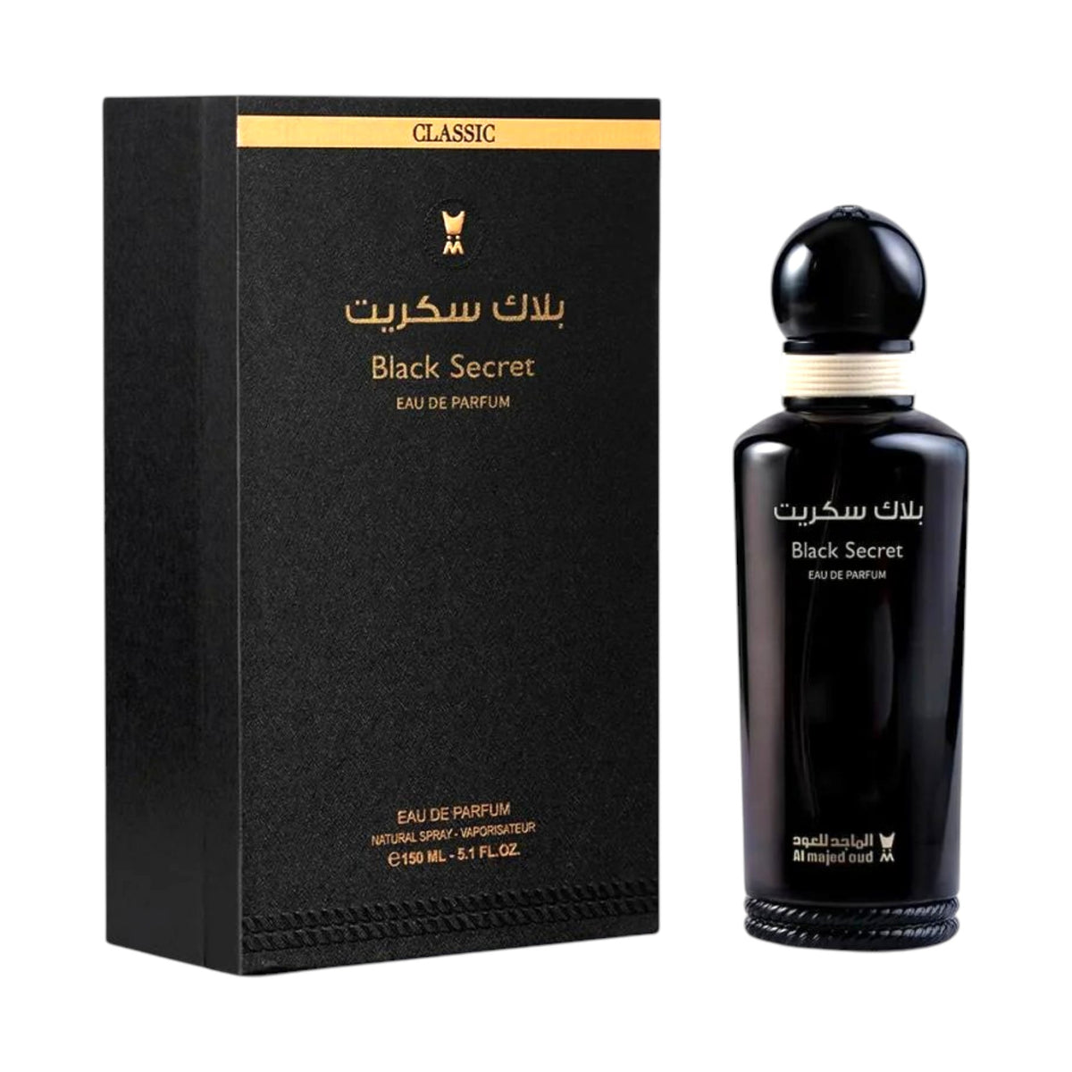 Black Secret 150ml Eau De Parfum by Al Majed Oud