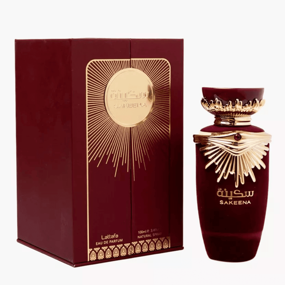 Sakeena by Lattafa, an exotic and sophisticated scent.