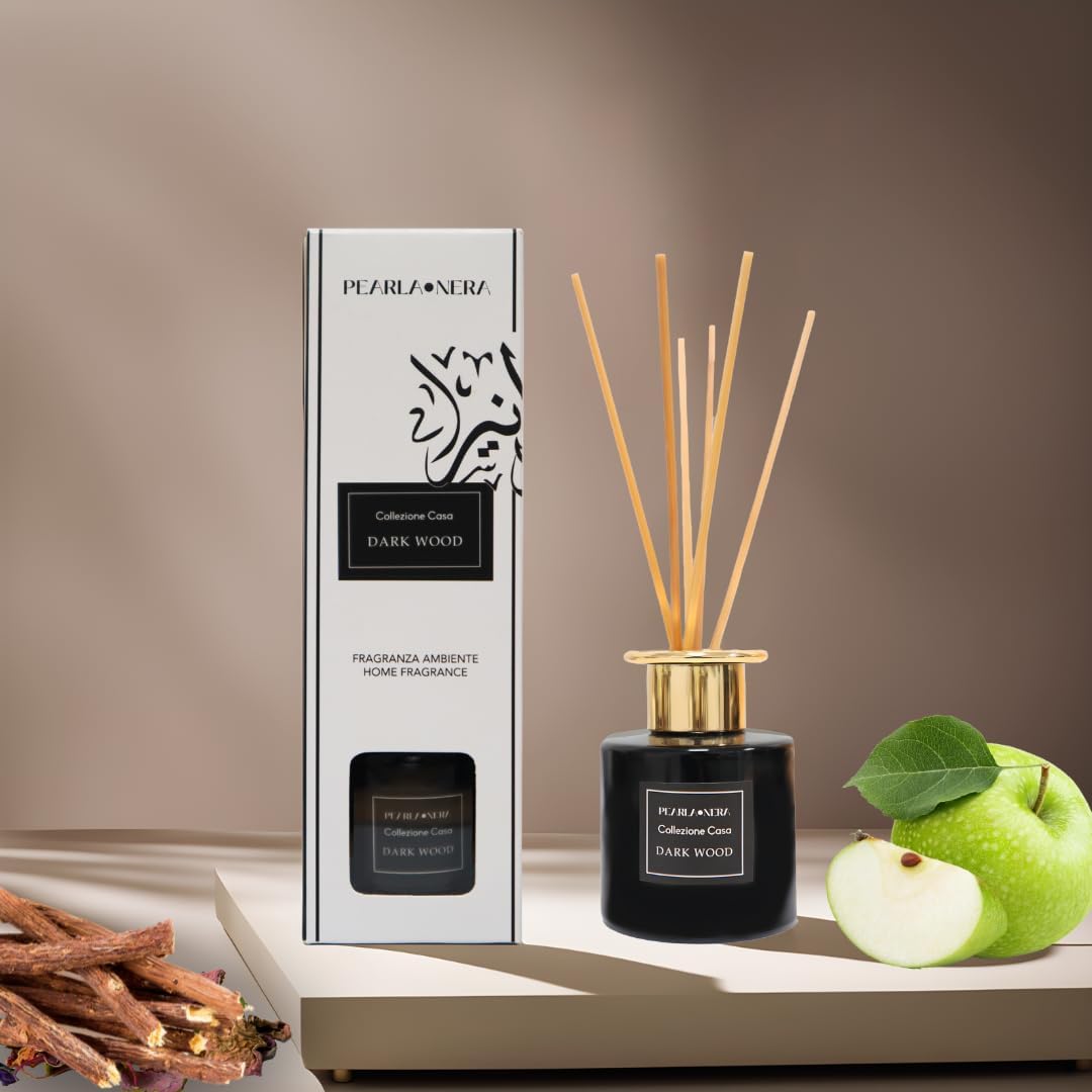 Dark Wood Reed Diffuser 100ml by Pearla Nera - Home Scent