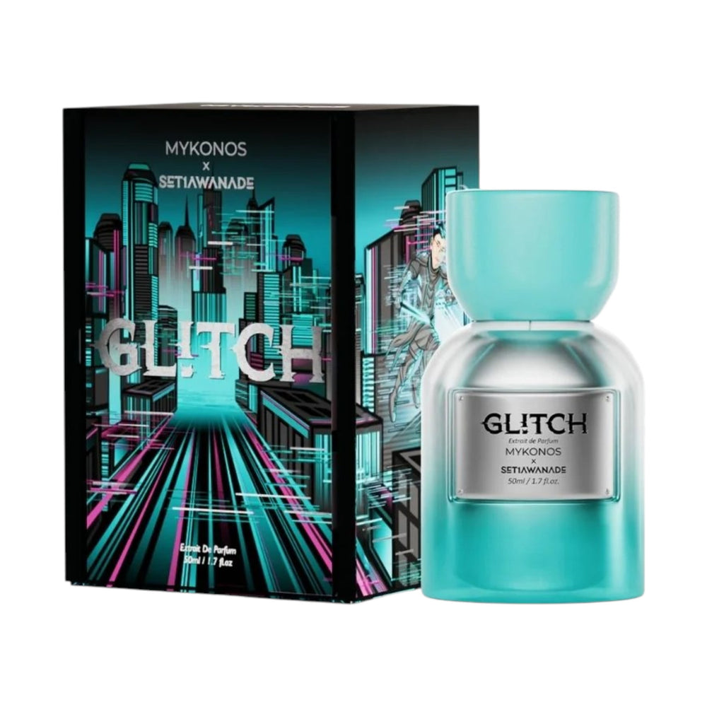 Glitch 50ml extrait de parfum Mykonos x SetiawanAde
